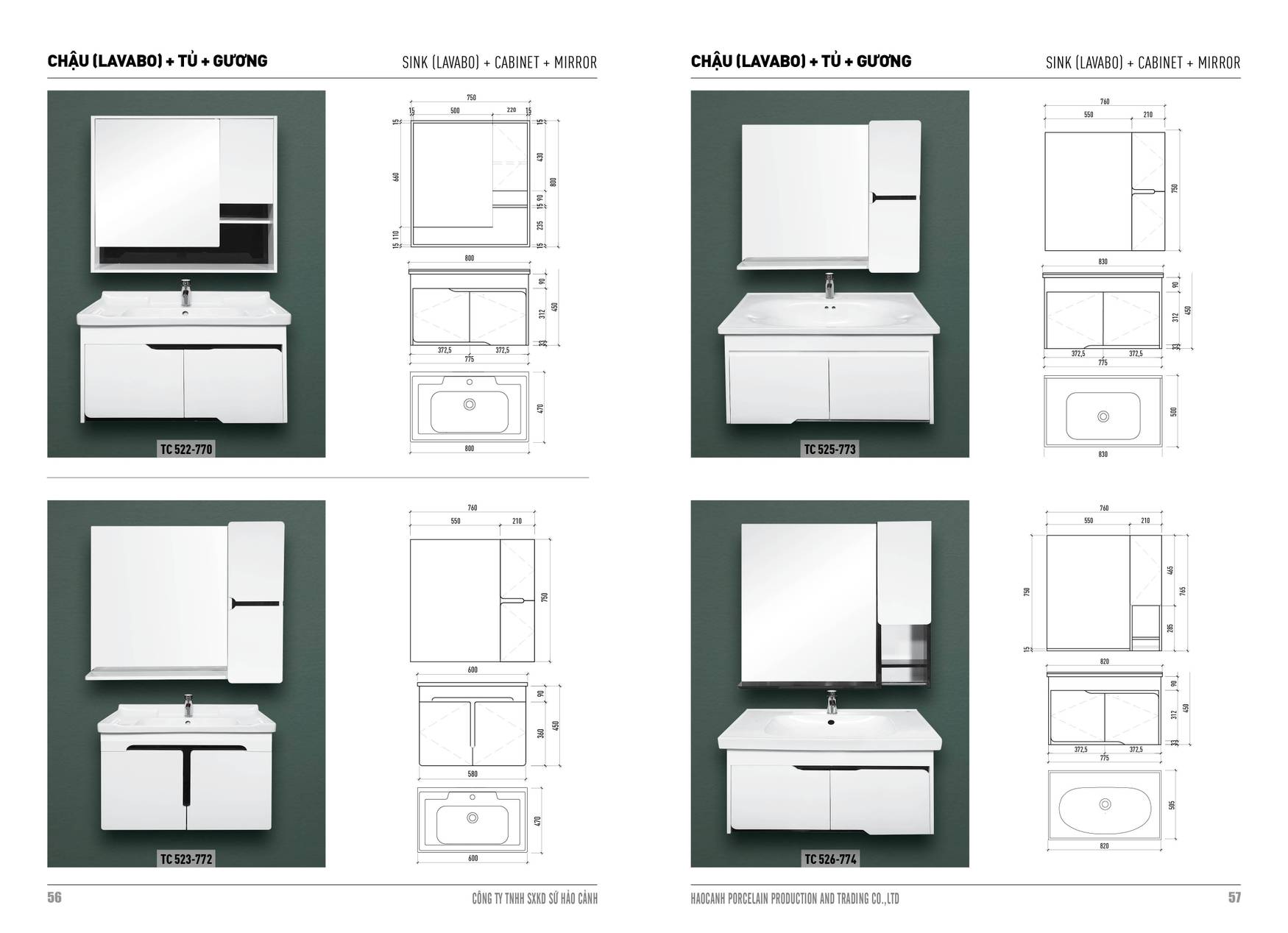 Bảng giá và Catalogue Thiết bị vệ sinh Hảo Cảnh HC mới nhất 2025 /Page 29